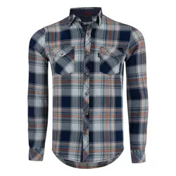 پیراهن آستین بلند چهارخانه پریمو مدل دوجیب 2385/44