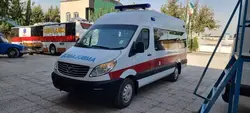 آمبولانس دیزلی جک مدل سان ری - شرکت تعاونی 6599 بهداشتی درمانی حضرت ابوطالب (ع)