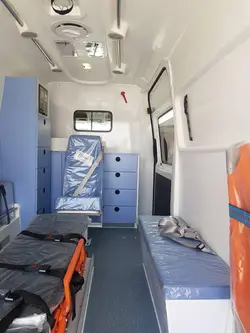 آمبولانس هیوندا H350 گازوئیلی مدل 1401 - شرکت تعاونی 6599 بهداشتی درمانی حضرت ابوطالب (ع)