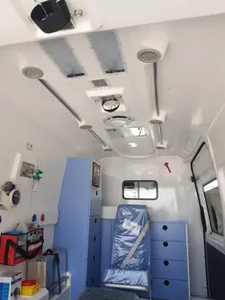 آمبولانس هیوندا H350 گازوئیلی مدل 1401 - شرکت تعاونی 6599 بهداشتی درمانی حضرت ابوطالب (ع)