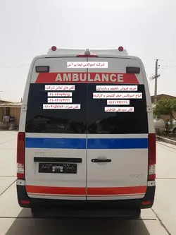 آمبولانس هیوندا H350 گازوئیلی مدل 1401 - شرکت تعاونی 6599 بهداشتی درمانی حضرت ابوطالب (ع)