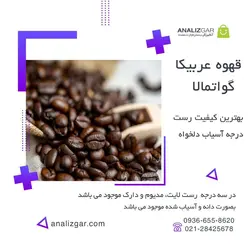 خرید قهوه عربیکا گواتمالا - آنالیزگر