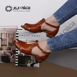 صندل زنانه چرم مادلین - کفش زنانه چرم|خرید کفش زنانه|قیمت کفش چرم زنانه|کیف چرم زنانه|چرم