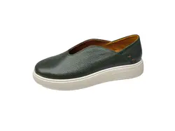 کفش زنانه چرم ملو - چرم بنفشه