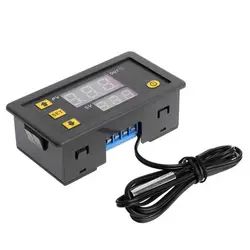 ترموستات کنترلر دما XH-W3230 با نمایشگر ولتاژ 12 ولت