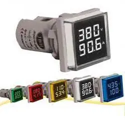 ماژول ولتمتر آمپرمتر AC چراغ سیگنال روپنلی سفید