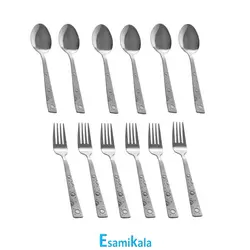 قاشق چنگال مدل توپی