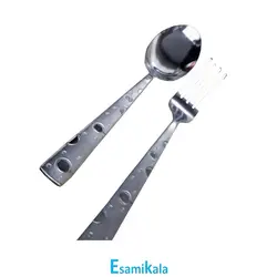 قاشق چنگال مدل توپی