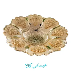 شیرینی خوری فلزی گرد پایه دار
