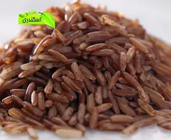 برنج قهوه ایی طبیعی و ارگانیک