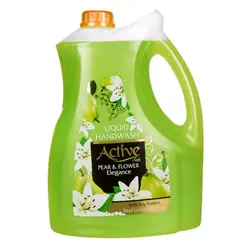 مایع دستشویی صدفی اکتیو حاوی پروتئین سویا  مقدار 3750 گرم