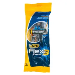 خود تراش بیک مدل Flex3 Classic بسته 3 عددی