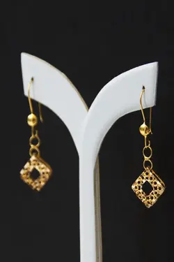 گوشواره طلا رز