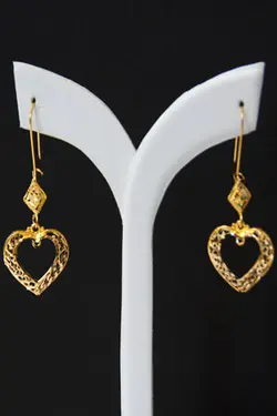 گوشواره طلا قلب