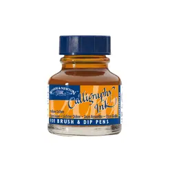 جوهر کالیگرافی زرد اوکر وینزور حجم 30 میل