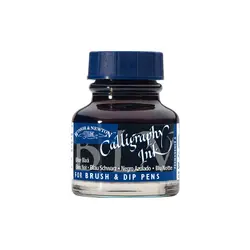 جوهر کالیگرافی مشکی آبی وینزور حجم 30 میل