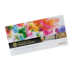 آبرنگ 24 رنگ مونگیو مدل Professional