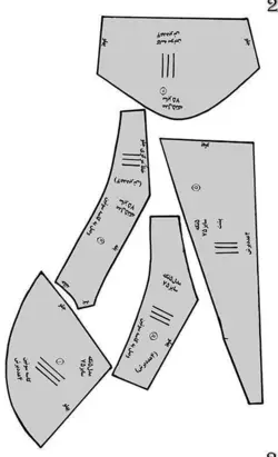 خرید الگوی سوتین(الگوی سوتین سه تکه پارچه ای)