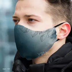 ماسک 3 لایه با قابلیت تعویض فیلتر مدل T091