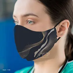 ماسک 3 لایه با قابلیت تعویض فیلتر مدل T100