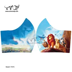 ماسک 3 لایه کودکانه با قابلیت تعویض فیلتر مدل T075