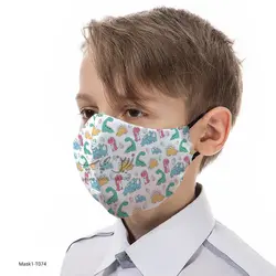 ماسک 3 لایه کودکانه با قابلیت تعویض فیلتر مدل T074