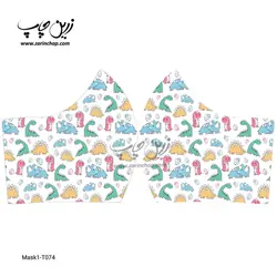 ماسک 3 لایه کودکانه با قابلیت تعویض فیلتر مدل T074