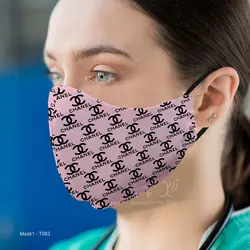 ماسک 3 لایه با قابلیت تعویض فیلتر مدل T083