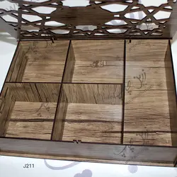 جعبه MDF تی بگ طرح J211T002