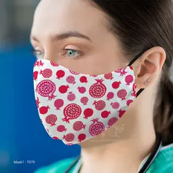 ماسک 3 لایه با قابلیت تعویض فیلتر مدل T079