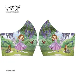 ماسک 3 لایه کودکانه با قابلیت تعویض فیلتر مدل T065