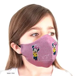 ماسک 3 لایه کودکانه با قابلیت تعویض فیلتر مدل T062