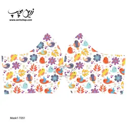 ماسک 3 لایه کودکانه با قابلیت تعویض فیلتر مدل T051