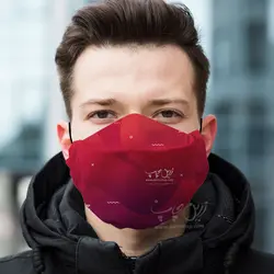 چاپ بر روی ماسک 2 لایه مدل 3D