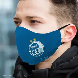 ماسک 3 لایه با قابلیت تعویض فیلتر طرح استقلال T007