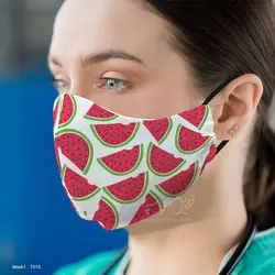 ماسک 3 لایه با قابلیت تعویض فیلتر طرح میوه‌ای T015