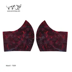 ماسک 3 لایه با قابلیت تعویض فیلتر طرح رنگی T009