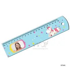خط کش ۲۰ سانتی MDF اسب تک شاخ طرح RT049