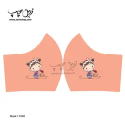 ماسک 3 لایه کودکانه با قابلیت تعویض فیلتر مدل T048