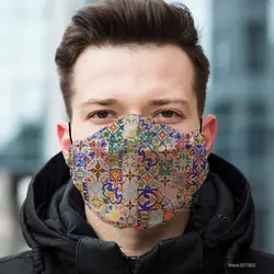 ماسک 2 لایه 3D طرح T003