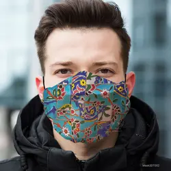 ماسک 2 لایه 3D طرح T002