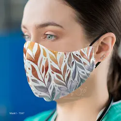 ماسک 3 لایه با قابلیت تعویض فیلتر مدل T047