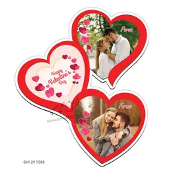 قاب عکس قلبی طرح ولنتاین GH129T003