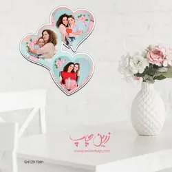 قاب عکس قلبی طرح روز مادر GH129T001