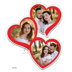 چاپ بر روی قاب عکس قلبی GH129