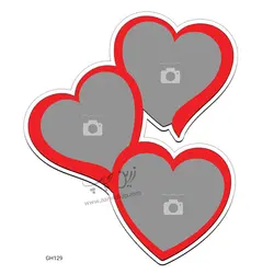چاپ بر روی قاب عکس قلبی GH129