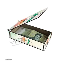 جعبه اسکناس با درب لولایی طرح J206T001