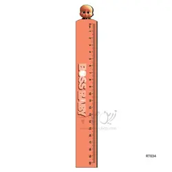 خط کش ۲۰ سانتی MDF بچه خان طرح RT034