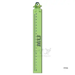 خط کش ۲۰ سانتی MDF کمپانی هیولاها طرح RT036