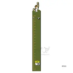 خط کش ۲۰ سانتی MDF بن تن طرح RT013